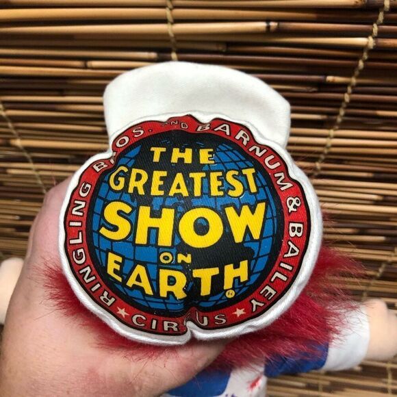 Vintage Ringling Bros Barnum and Bailey Circus Plush Clown Doll Stuffed Toy - Picture 3 of 6